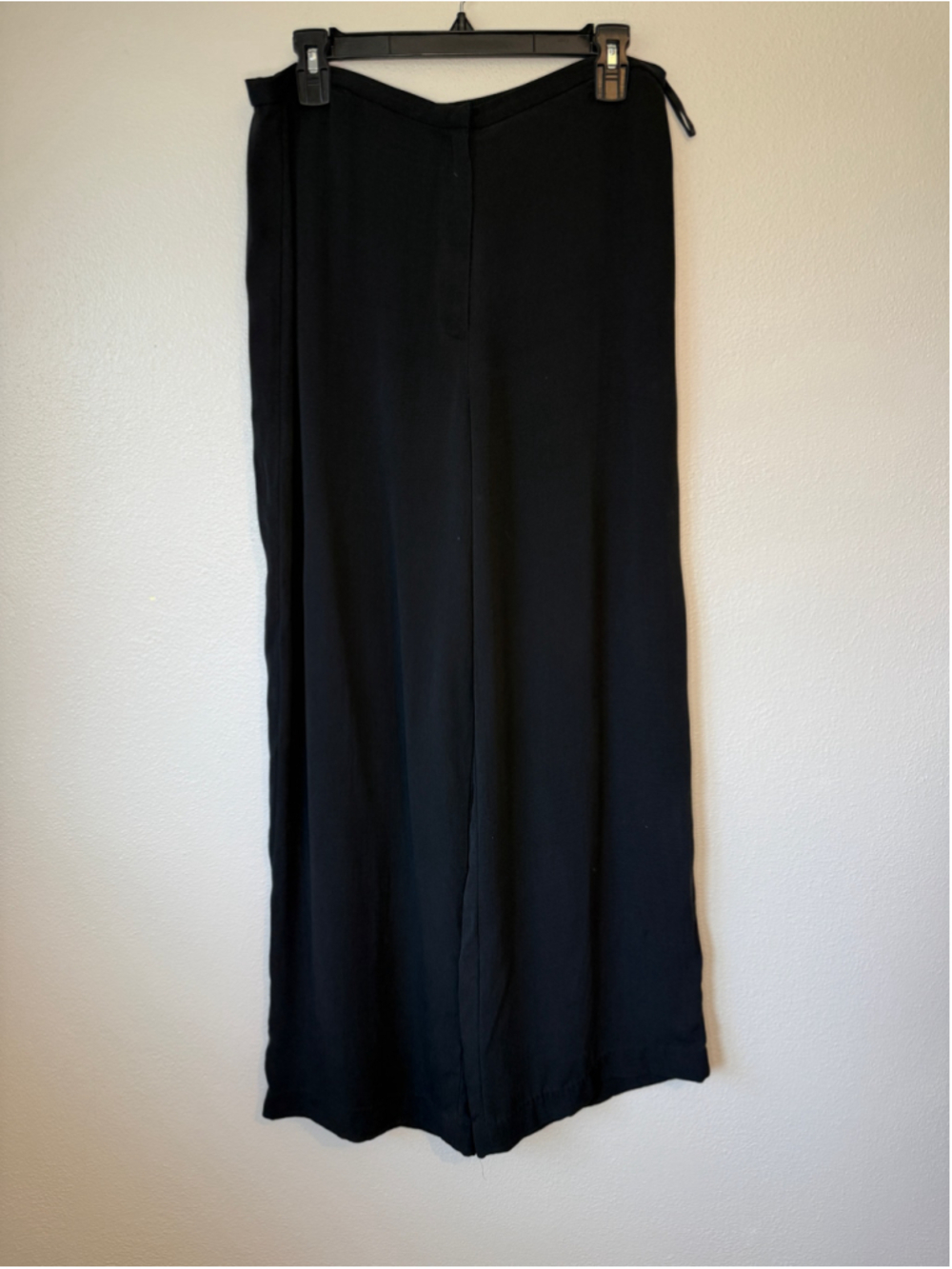 Eileen Fisher Black Wide Leg Pants Size Medium